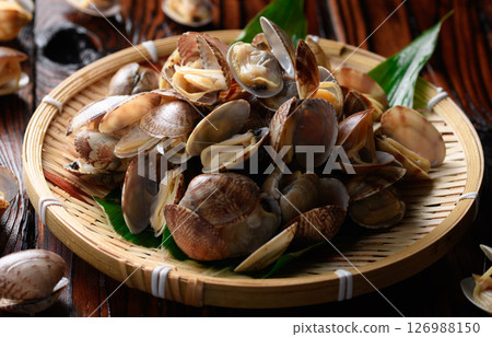 Clams (boiled clams) Clams (boiled clams) 126988150