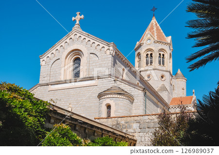 top section of the church at Lerins Abbey, France 126989037
