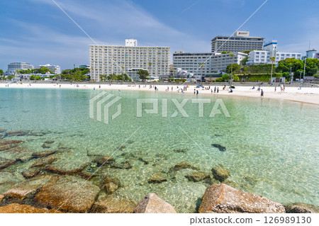 《和歌山縣》白濱海灘、南紀白濱 《和歌山縣》白濱海灘、南紀白濱 126989130