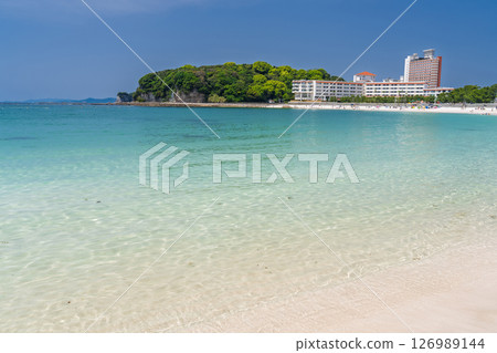 《Wakayama Prefecture》Shirahama Beach, Nanki Shirahama 《Wakayama Prefecture》Shirahama Beach, Nanki Shirahama 126989144