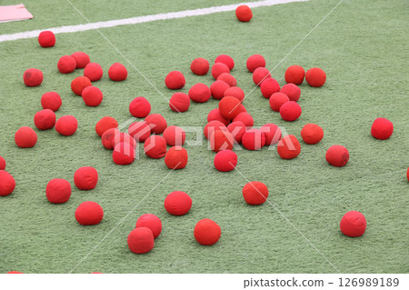 Sports day, athletic festival, schoolyard Sports day, athletic festival, schoolyard 126989189