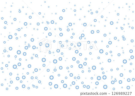 Blue carbonated mineral water background. 126989227