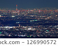 從大山眺望關東平原的夜景 126990572