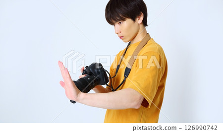 一位男攝影師的形象 126990742