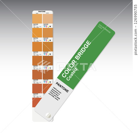 Pantone color palette guide for offset print Pantone color palette guide for offset print 126990785