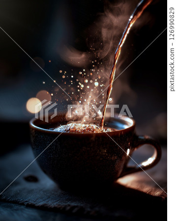 Relaxing coffee break 126990829