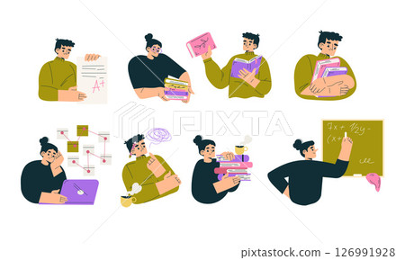 Creative Workflow Illustrations Engaging Productivity and Sophisticated Organization Scenes Creative Workflow Illustrations Engaging Productivity and Sophisticated Organization Scenes 126991928