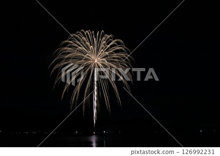 兵庫縣霞煙火大會，日本海，海上煙火 126992231