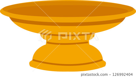 thai traditional golden phan tray for buddhism ceremony. thai traditional golden phan tray for buddhism ceremony. 126992404