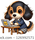 Lovely Ducks: Love-chan operating a computer Lovely Ducks: Love-chan operating a computer 126992571