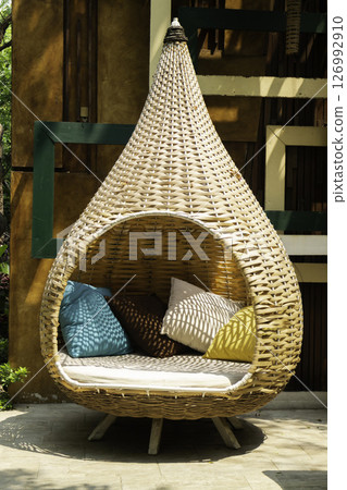 Coffee shop interior vintage style in Thailand 126992910