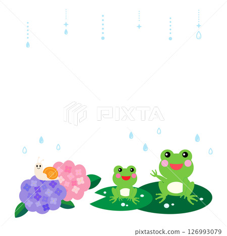 雨季的雨和青蛙 126993079