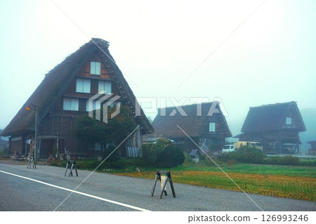 Biren Yumerom Hall Ogimachi Gassho-style Village World Heritage Site Shirakawa-go Thatched Roof Biren Yumerom Hall Ogimachi Gassho-style Village World Heritage Site Shirakawa-go Thatched Roof 126993246