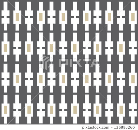 Abstract geometric seamless pattern. Line rectangle ornamental background. Grid ornamental interior texture 126993260