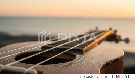 Ukulele at Sunset Beach 126993512