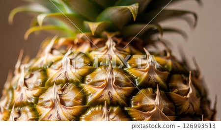 Closeup of Pineapple Texture 126993513