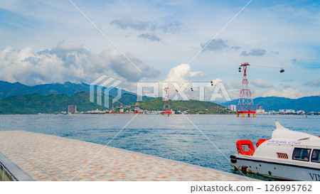 An island with an amusement park. An island with an amusement park. 126995762