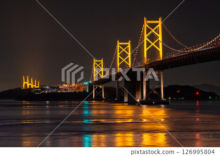 <Kagawa Prefecture> Great Seto Bridge Illumination 126995804