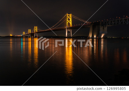 <香川縣>瀨戶大橋亮燈 126995805