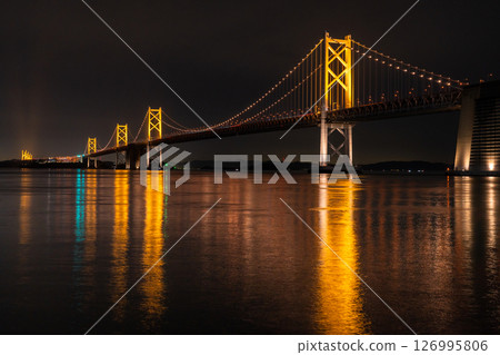 <香川縣>瀨戶大橋亮燈 126995806