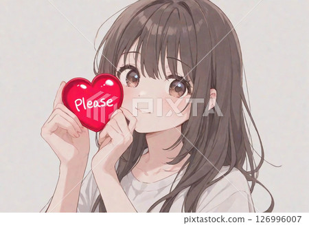女孩和心 126996007
