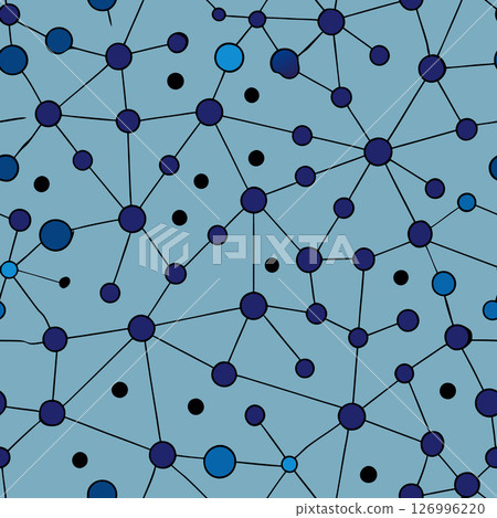 abstract background with connected dots and lines 126996220