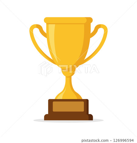 Golden Trophy Cup Icon for Achievement and Success Golden Trophy Cup Icon for Achievement and Success 126996594