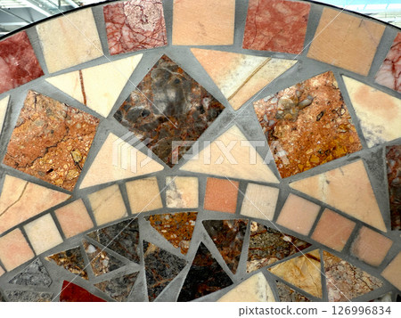 Detail of beautiful colorful stone mosaic Detail of beautiful colorful stone mosaic 126996834