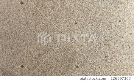 Soft and airy texture of freshly made bread dough resting 126997363