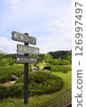 Golf course sign 126997497