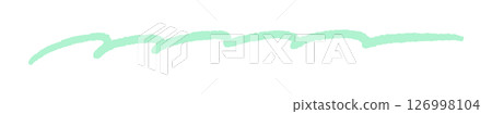 Curly, hand-drawn, rough green lines - Stylish decorative line design parts material Curly, hand-drawn, rough green lines - Stylish decorative line design parts material 126998104