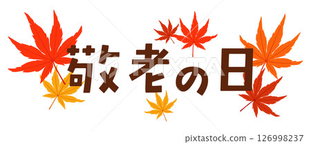 Respect for the Aged Day Title Design 126998237