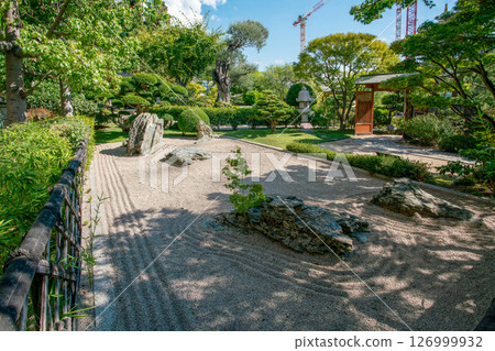 Awesome view Rock garden  (variety)   in  Japanese garden in Monaco (Monte Carlo district) 126999932