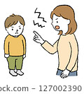 媽媽罵她的孩子 127002390