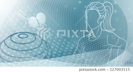 Fitness themed background in gray. Fitness themed background in gray. 127003515