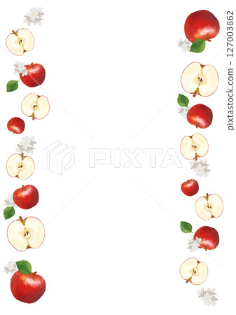 逼真的蘋果框架 127003862