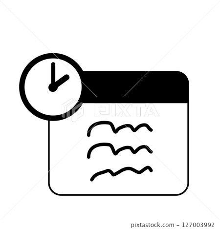 Calendar for schedule management Calendar for schedule management 127003992