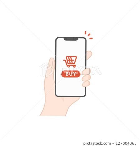 網上購物向量圖示素材（平面設計） 127004363