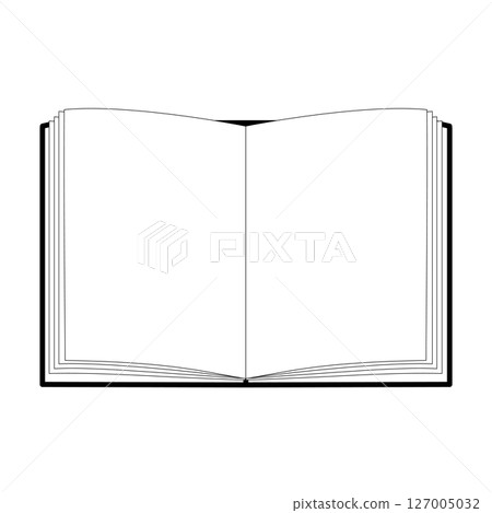 打開的書插圖素材圖示註釋備忘錄黑白單色簡單向量png 打開的書插圖素材圖示註釋備忘錄黑白單色簡單向量png 127005032