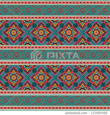 seamless pattern with geometric shapes, vector illustration seamless pattern with geometric shapes, vector illustration 127005488