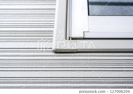 Exterior wall repair work for detached houses - Windows 127006209