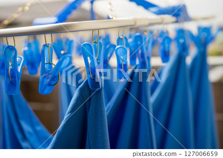 Washing uniforms at home 127006659