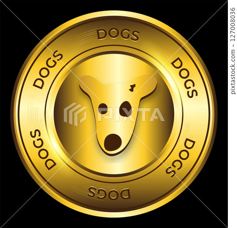 luxury gold dogs coin crypto currency luxury gold dogs coin crypto currency 127008036