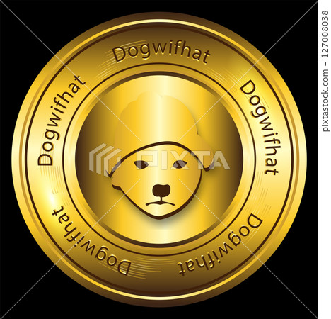 gold coin dogwifhat token symbol gold coin dogwifhat token symbol 127008038