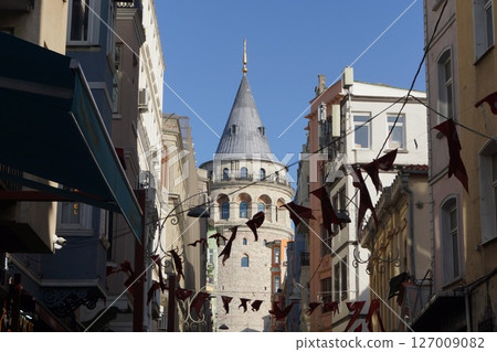 Galata Tower in Istanbul Turkey Galata Tower in Istanbul Turkey 127009082