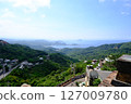 Sea seen from the mountain 127009780