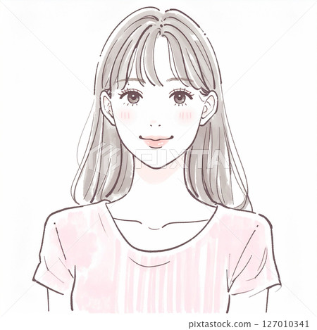 婦女和女孩插畫素材 婦女和女孩插畫素材 127010341