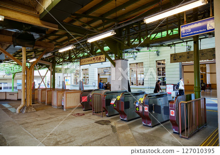 Mojiko Station ticket gate Terminal station Mojiko Retro Mojiko Station ticket gate Terminal station Mojiko Retro 127010395