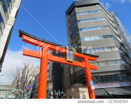 Ikuta Shrine Torii Ikuta Shrine Torii 127010703