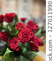 A red flower bouquet 127011990